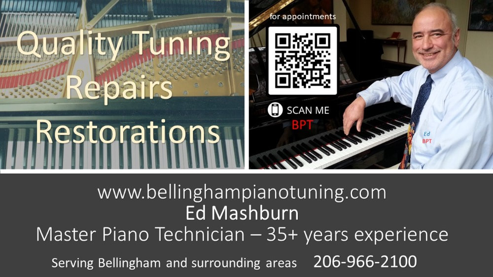 Piano tuning, repairs, restorations - 206-966-2100